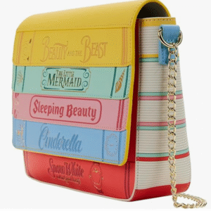 bolso Loungefly princesas Disney con libros de cuentos clásicos